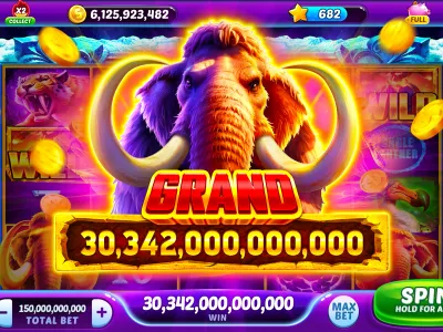 Menú de juegos de casino
